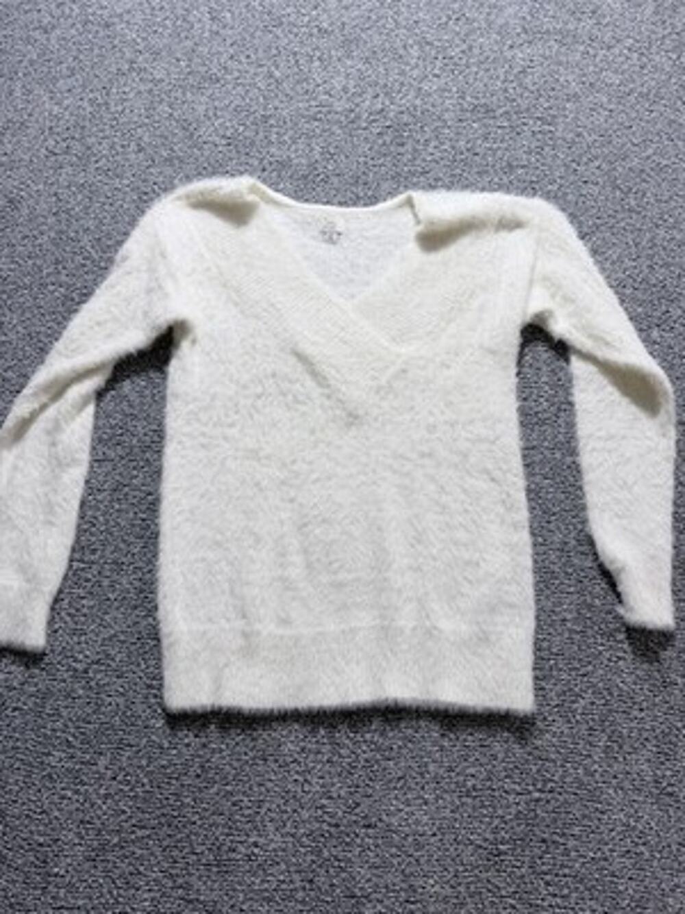 A New Day CozyCore, Shaggy, Fuzzy Balletcore, Y2K, Soft Girl Sweater Size Small